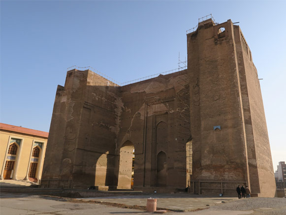ارگ علیشاه بلندترین و عظیم ترین بنای آجرکاری شده