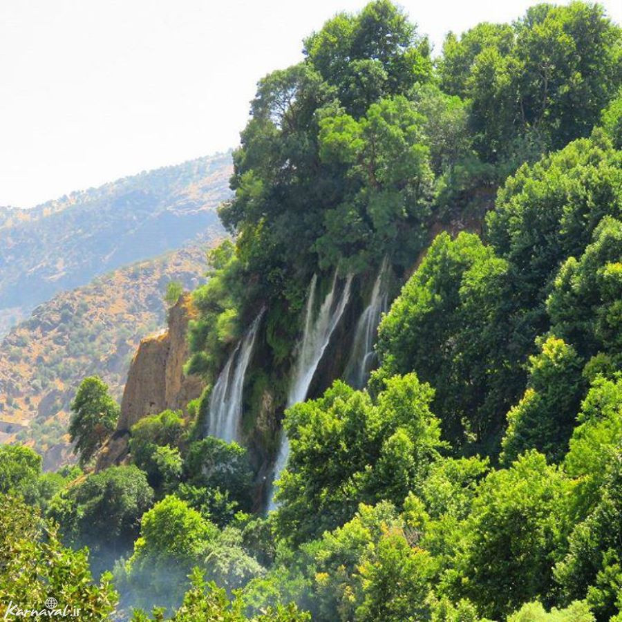 بیشه یکی از زیباترین آبشارهای ایران