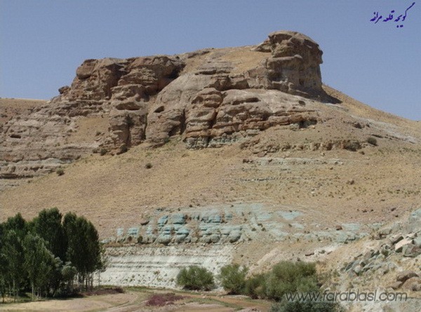 گویجه قلعه صخره ای مراغه