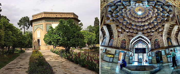عمارت کلاه فرنگی شیراز آرامگاه کریمخان زند