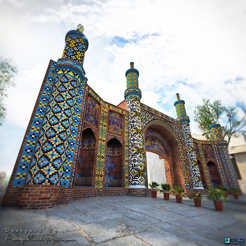 دروازه درب کوشک قزوین