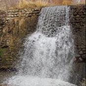 آبشار دوقلو و روستای چکان