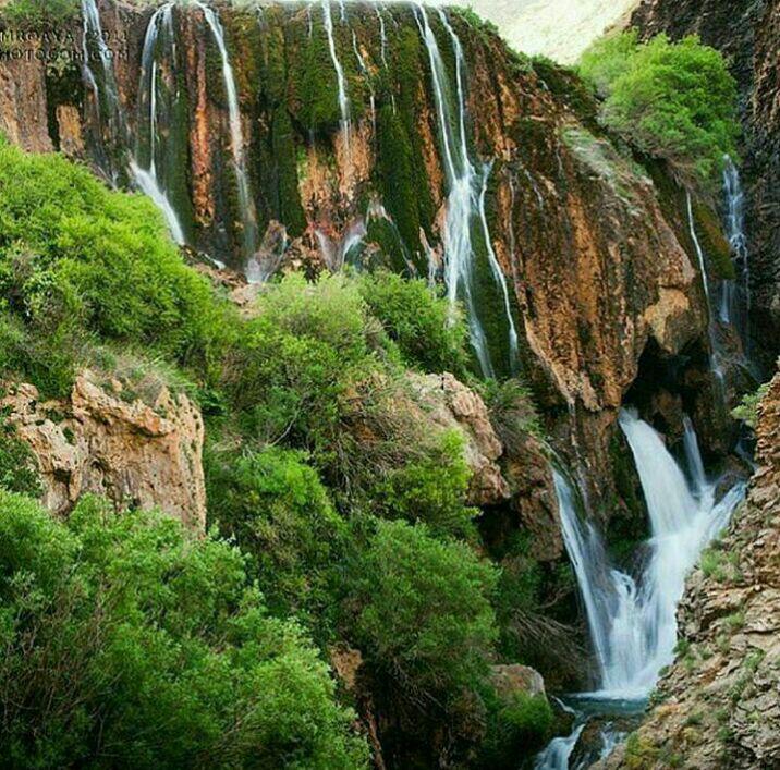 آبشار پونه زار فریدون شهر