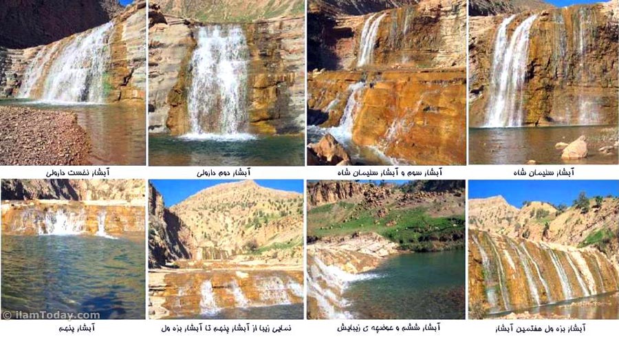 آبشارهای هفت گانه دهلران