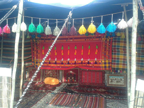اقامتگاه عشایری عمو قدرت در پاسارگاد