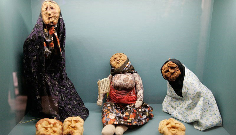 عروسک های ساخته شده از سیب، خراسان