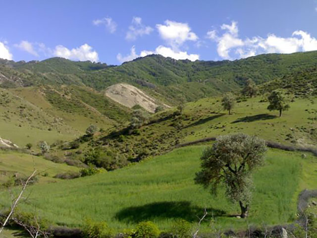 آوارسین قلعه‌ای در بین رشته کوه‌ها 