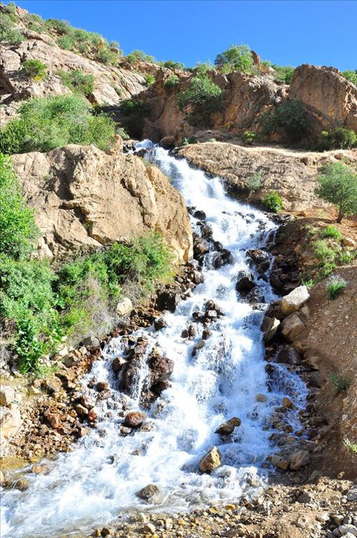 پشندگان پشتکوه آبشاری چشمگیر در اصفهان