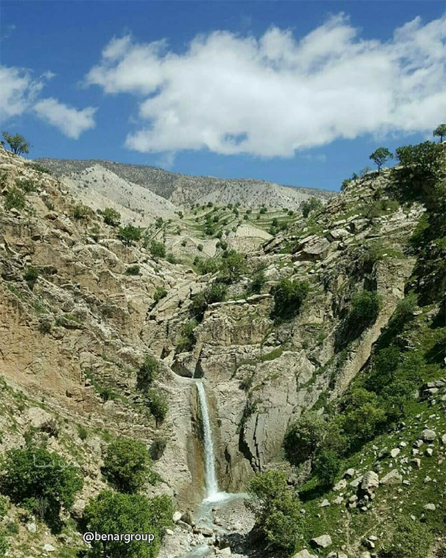 آبشار چینز آبدانان